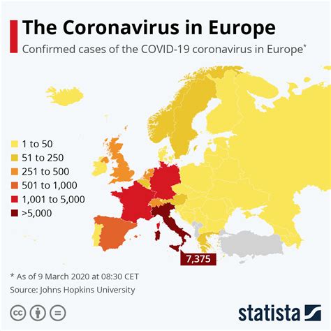 Travellers from these 'red list' countries are now banned from the uk. Chart: The Coronavirus in Europe | Statista
