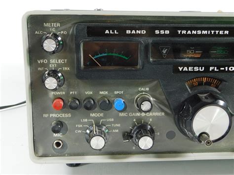 Yaesu Fl 101 Vintage Ham Radio Tube Transmitter Looks Good Powers Up