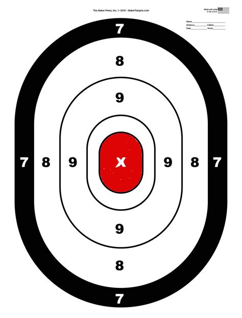Shooting targets, Paper shooting targets, Paper targets