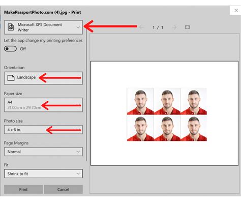 How To Set Passport Size Photo In A Sheet Online Oldmymages