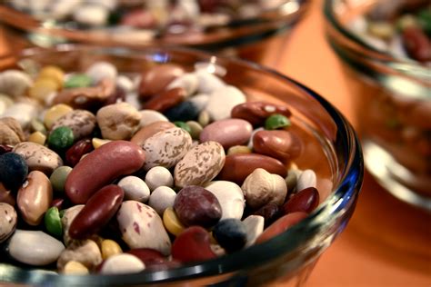 Free Picture Bowls Filled Mixed Dried Beans