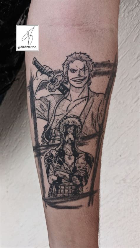 Tatuagem Do Personagem Roronoa Zoro De One Piece Em Um Antebraço Mtv