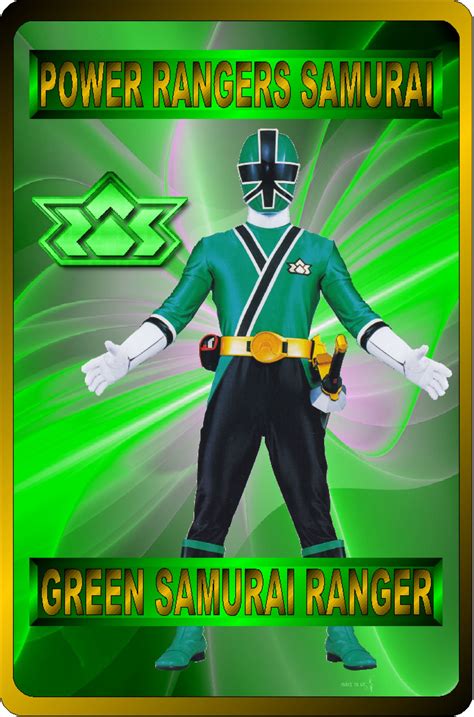 Green Samurai Ranger Samurai By Rangeranime On Deviantart Green