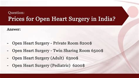 How Much Does Open Heart Surgery Cost In India Youtube