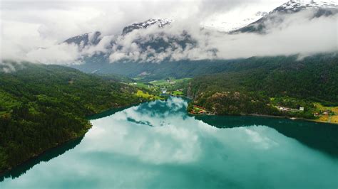 Lovatnet lake Beautiful Nature Norway. Stock Footage #AD ,#Beautiful# ...
