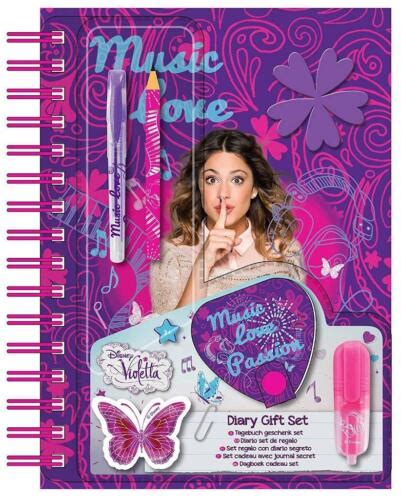 Violetta Diary T Set With Highlighter Pen Pencil And Eraser Girls