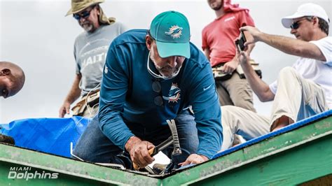 Dolphins Continue Hurricane Dorian Relief Efforts In Bahamas During Bye