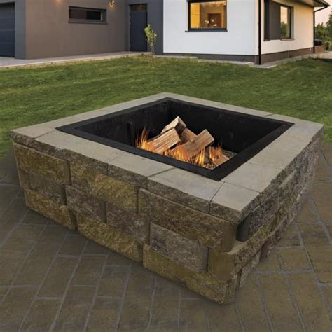Fire pit bench fire pit grill diy fire pit outdoor fire outdoor decor rustic fire pits steel fire pit landscaping images brick architecture. Lakewood Square Fire Pit Project Material List at Menards®