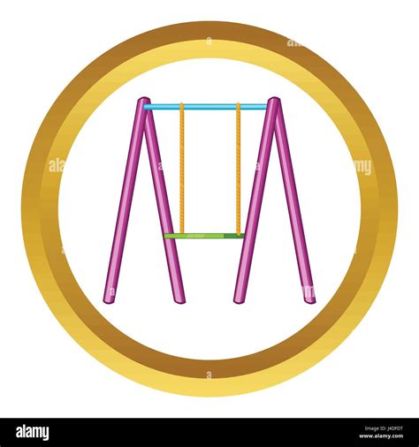Baby Swing Vector Icon Stock Vector Image And Art Alamy