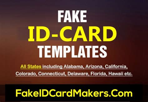 Available in horizontal or vertical layout. Fake ID Templates Generator | Free ID Card Maker Online ...