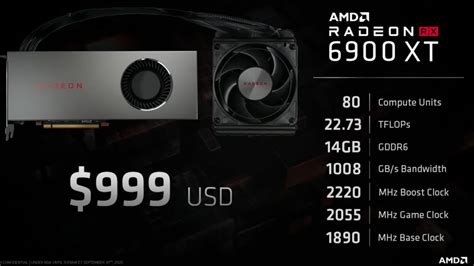 Amd Radeon Rx 6900 Xt Big Navi Costs 999 In These Leaked Slides