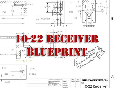 Ruger 10 22 Receiver Blueprint