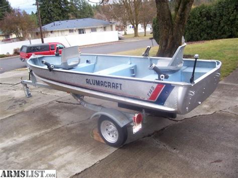 Armslist For Saletrade Clean 1986 Alumacraft 14ft Aluminum Boat On