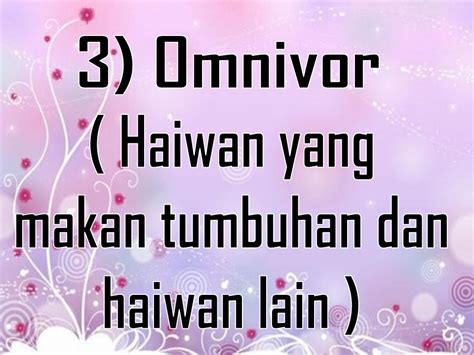 Makanan merupakan salah satu keperluan asas haiwan untuk terus hidup. MARI KITA KE DUNIA SAINS DAN TEKNOLOGI TAHUN 2: JENIS ...