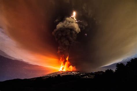 Mount Etna In Italy Has Erupted Pictured In These Stunning Photos
