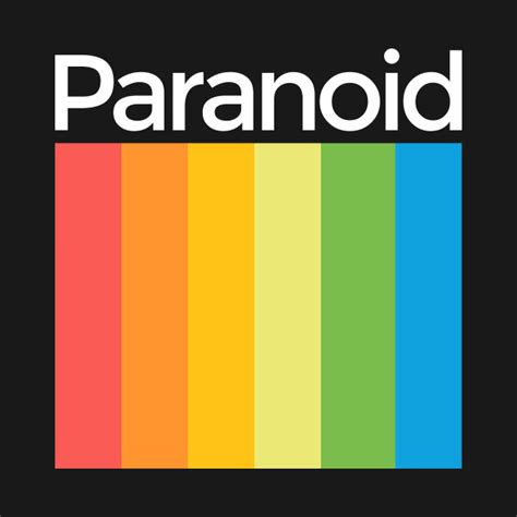 Paranoid - Paranoid - T-Shirt | TeePublic