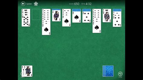 Microsoft Solitaire Collection Spider 1 Suit 1188 Youtube