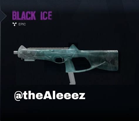 I Made Black Ice Camo For The New Alibis Weapon Mx4 Rrainbow6