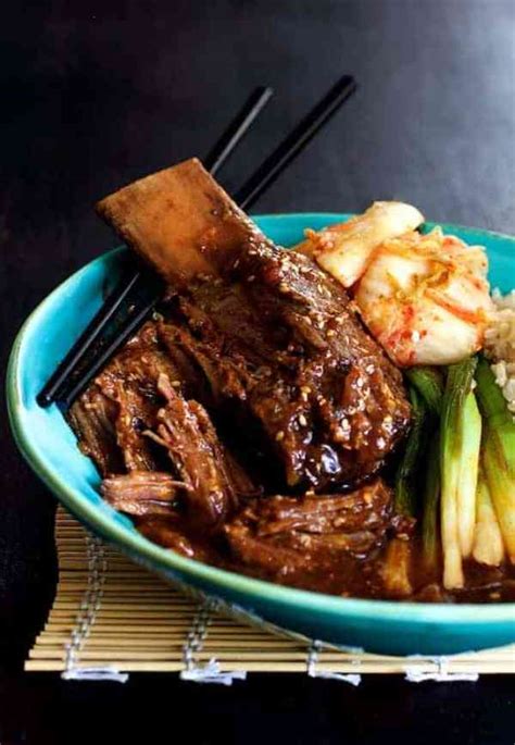 Korean Braised Beef Short Ribs From A Chefs Kitchen