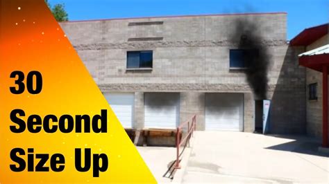 30 Second Size Up Commercial Structure Fire Youtube