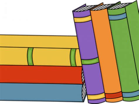 Library Books Clipart Transparent Books Clipart Png