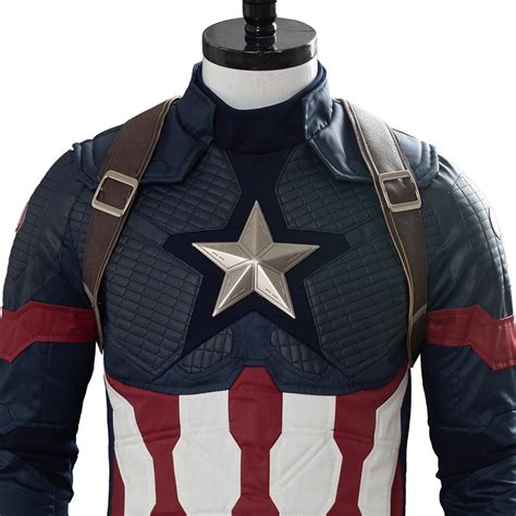 Avengers 4 Endgame Steve Rogers Captain America Cosplay Costume