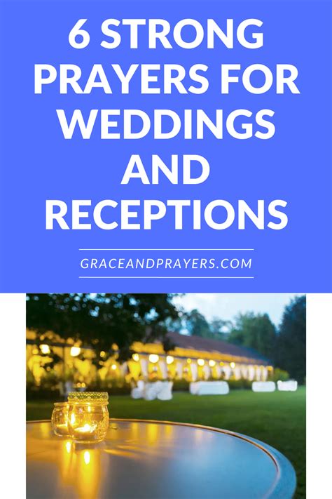 6 Strong Prayers For Weddings And Receptions Grace And Prayers