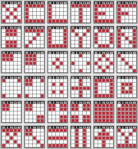 Different Bingo Games Patterns All About Game