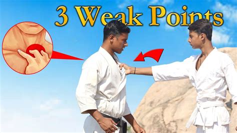 Weak Points Of Body How To Self Defense Shahabuddin Karate Youtube