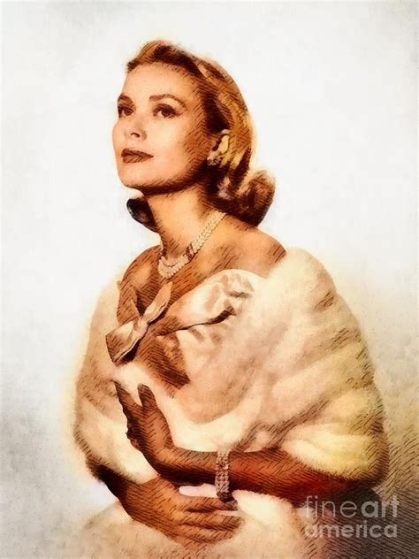 Grace Kelly Vintage Actress By John Springfield By Esoterica Art