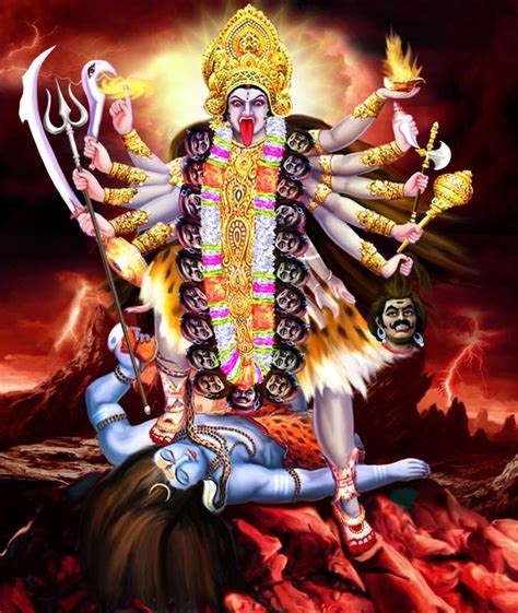 Why Is Kali Standing On Shiva The Shiva Kali Story