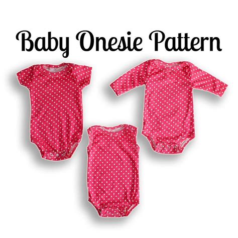 Onesie Sewing Pattern Nb 36 Months Onesie Pattern Baby Sewing