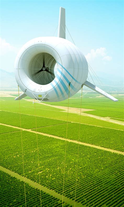 Three Panel Series For Airborne Wind Turbine Technology Showing Major