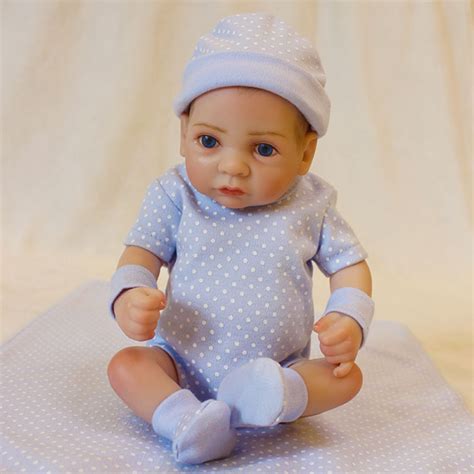 Lifelike Mini Reborn Boy Doll Preemie Silicone Painted Hair Baby Doll