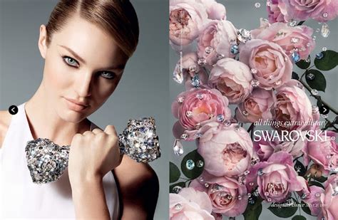 Candice Swanepoel And Lily Donaldson For Swarovski Ss 2013 Ad Campaign