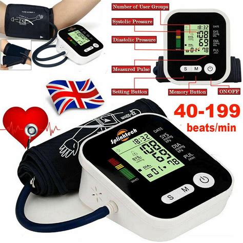 Digital Smart Blood Pressure Automatic Monitor Upperarm Bp Machine