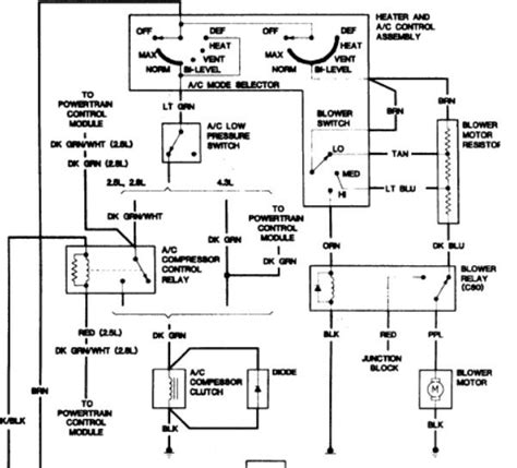 Chevy Blower Motor Resistor Wiring Diagram