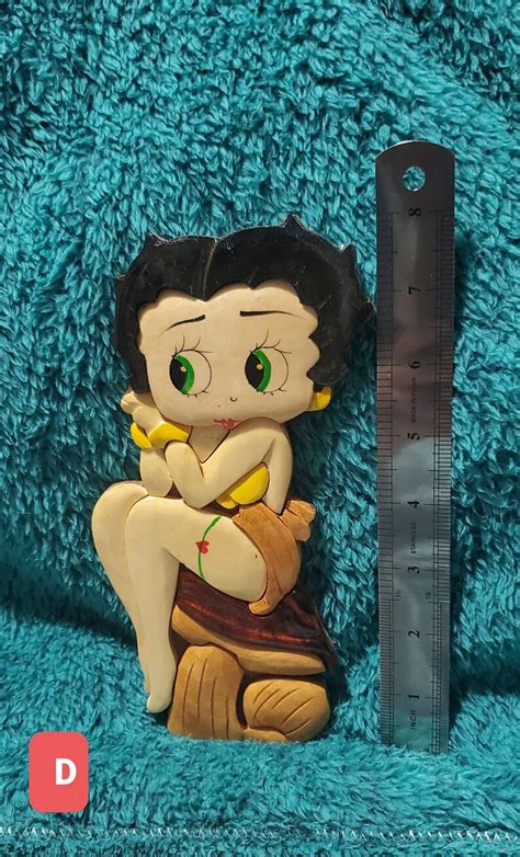 Betty Boop Handmade Wooden Wall Hanging Decors Etsy