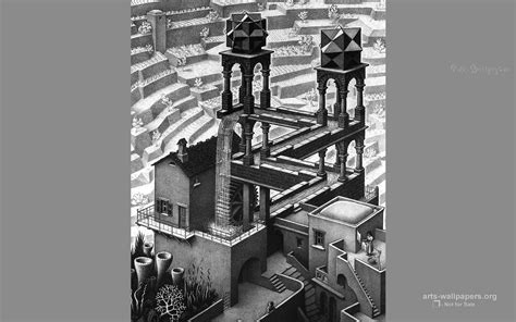 Mc Escher Wallpaper Wallpapersafari