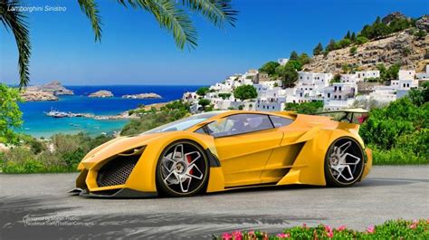 Photos Of The New Car Lamborghini Sinistro And His Attractive And