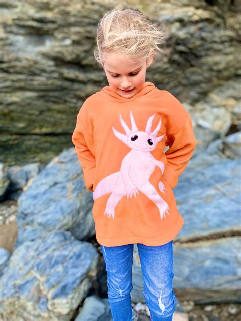 Axolotl Hoodie Custom T Adult Axolotl Hoodie Axolotl Etsy