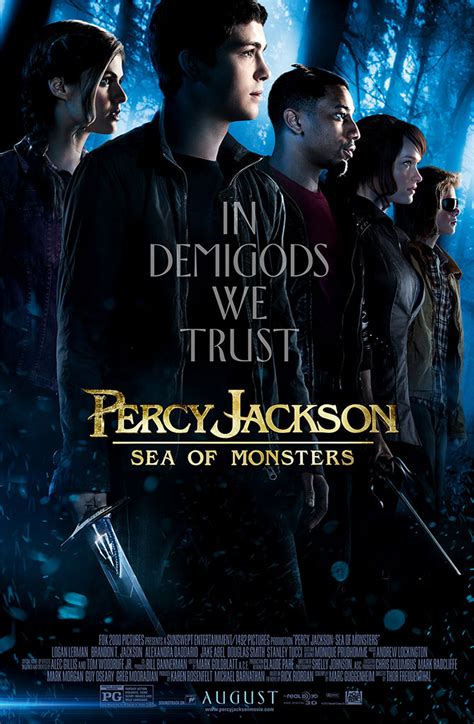 The series centering on young percy, who finds out he is the demigod son of poseidon got its start on the big screen in 2010 with the percy jackson & the olympians: Percy Jackson: Sea of Monsters (2013) Movie Trailer ...