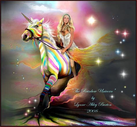 The Rainbow Unicorn By Lynne Abley Burton On Deviantart