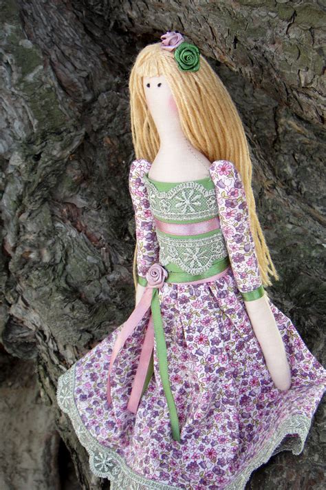 Tilda Doll Handmade Veronica Doll Tilde Textile Doll Cloth Doll