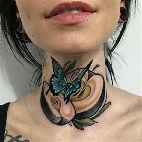 Ladies With Neck Tattoos Tattoo Ideas Artists And Models In 2021