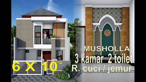 Yang pertama adalah desain rumah minimalis 2 lantai 6×12 yang menonjolkan elemen kayu sebagai material eksterior dan interiornya, yaitu pagar kayu yang menghiasi bagian depan teras rumah sebagai pagar juga ruang keluarga di lantai satu. 6×10 Meter Desain Rumah Minimalis Ukuran 6×10 2 Lantai ...