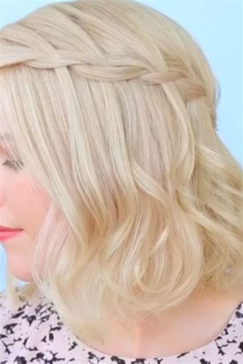 Yes You Can Get A Waterfall Braid On Short Hair Heres How Braids