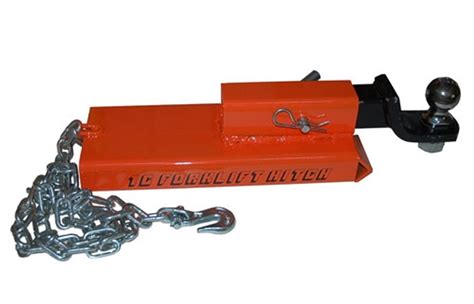 Forklift Towing Receiver Trailer Fork Lift Hitch Chain Adapter