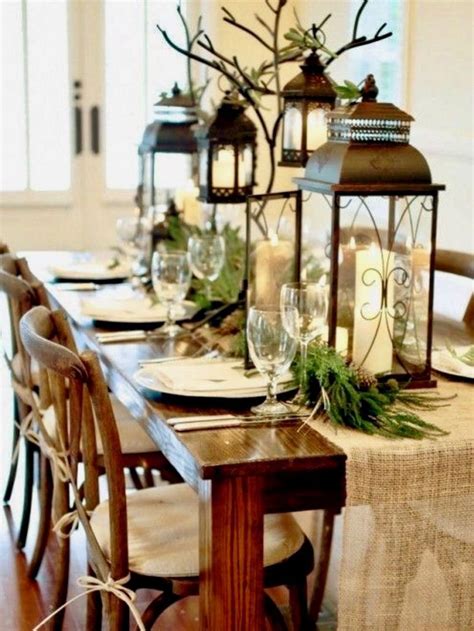 22 Awesome Rustic Christmas Table Centerpieces Decoration Ideas