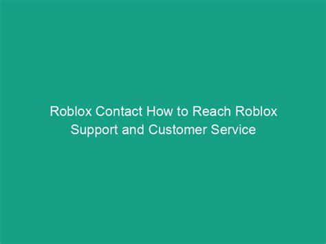 Roblox Contact How To Reach Roblox Support And Customer Service